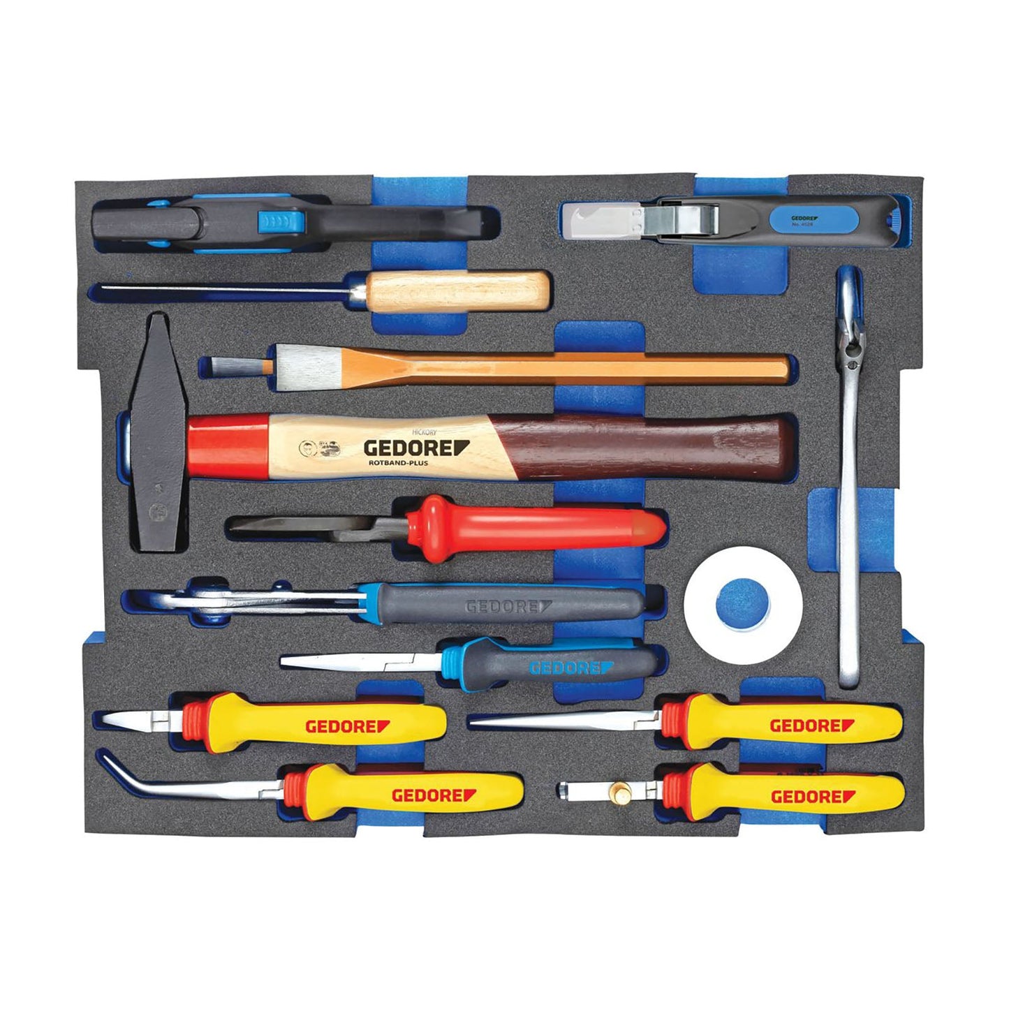 GEDORE 1100 CT2-02 - Surtido 15pzas en módulo LBOXX