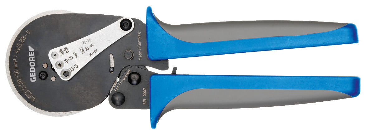 GEDORE 8158 - Alicates para prensar los casquillos de los cables