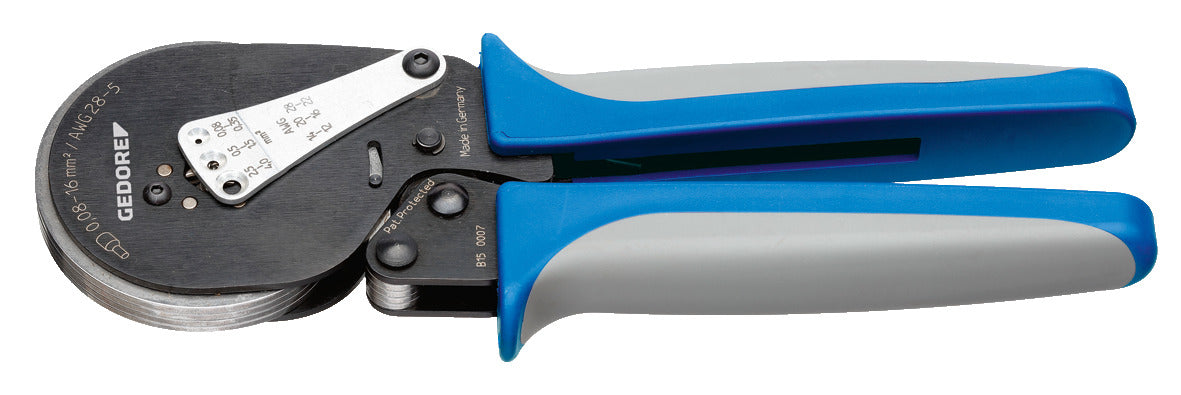 GEDORE 8158 - Alicates para prensar los casquillos de los cables