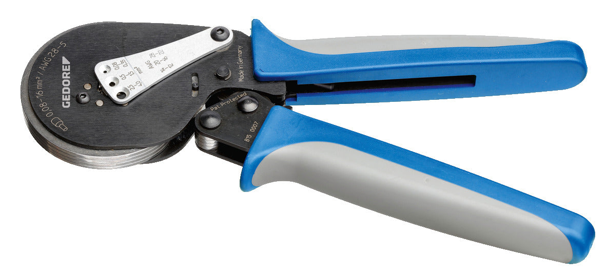 GEDORE 8158 - Alicates para prensar los casquillos de los cables