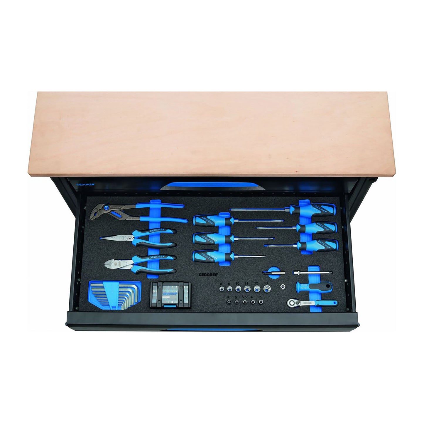 GEDORE 1110 WMW S-03 - WorkMo AN3 avec assortiment de 110 pièces