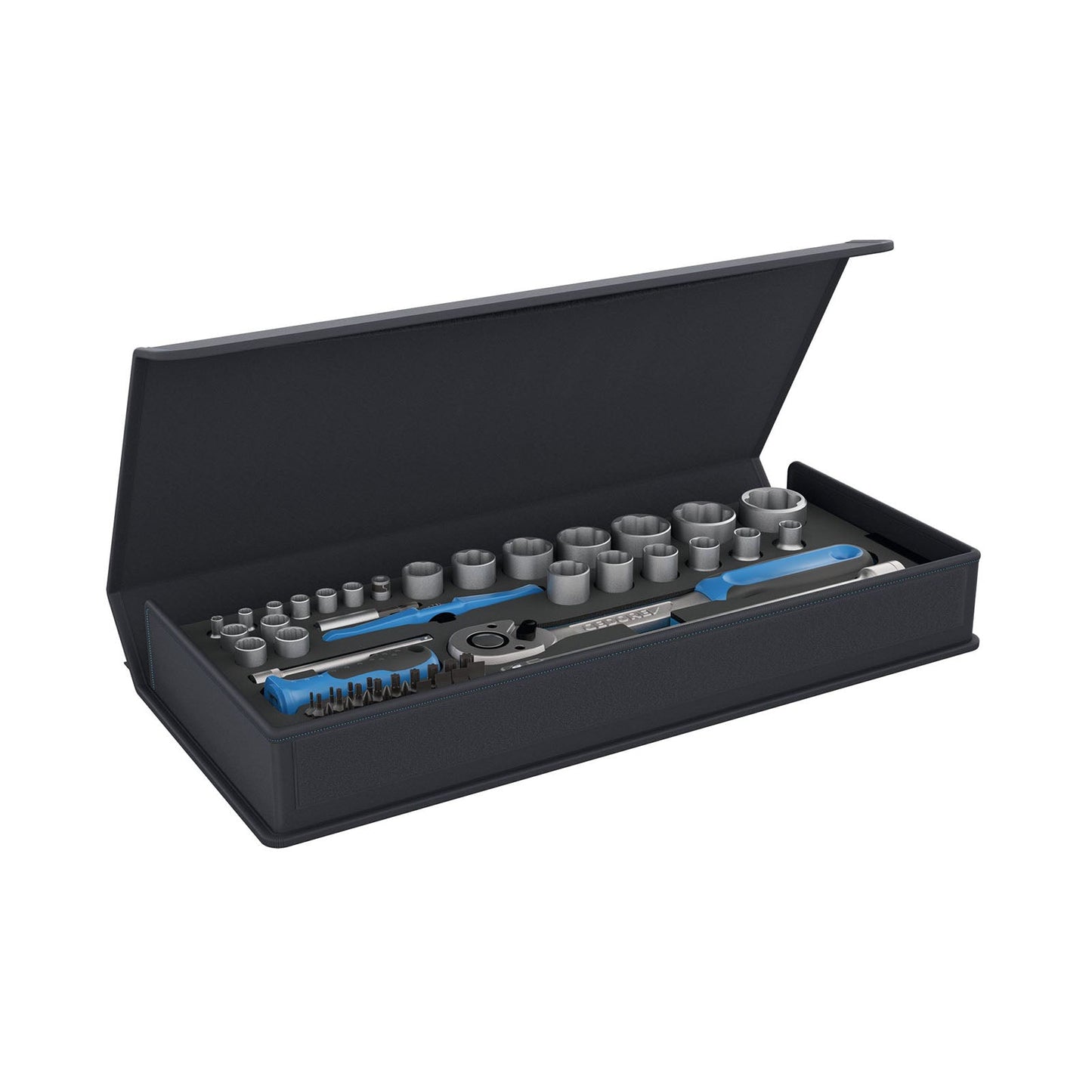 GEDORE TC 19-20-MU-10 - Jeu de douilles 1/4"-1/2" 52 pièces