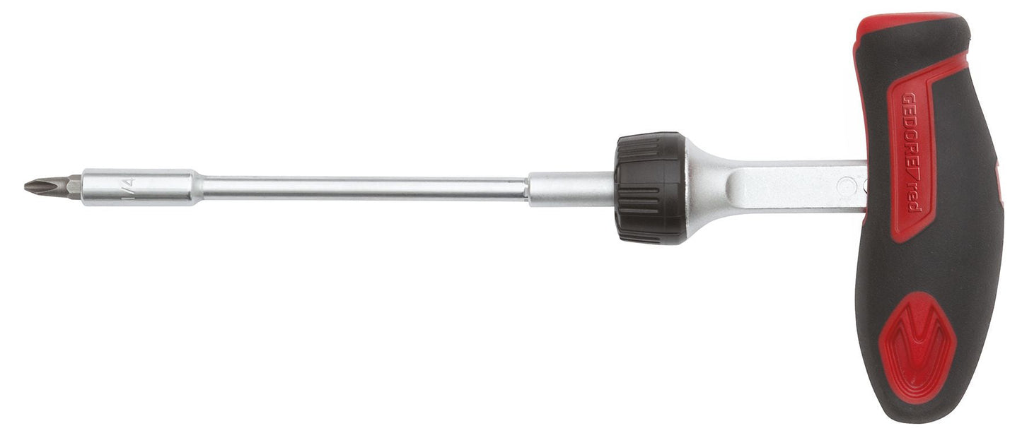 GEDORE red R49005037 - Jeu d'outils avec cliquet en T 1/4", 37 pièces