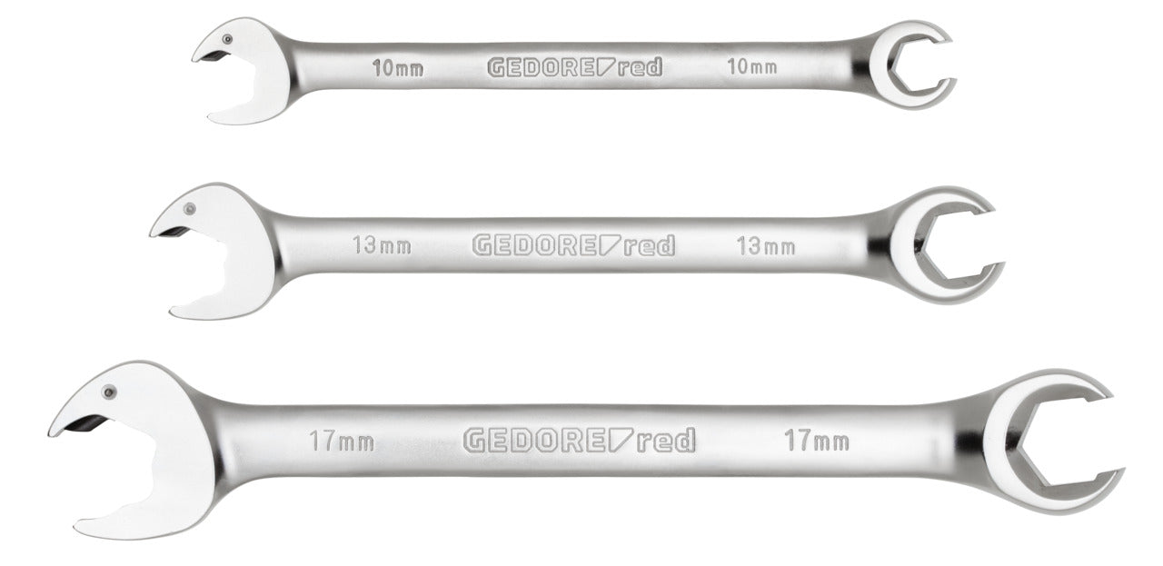 GEDORE red R05905004 - Jeu de 4 clés combinées à cliquet 10-19 mm