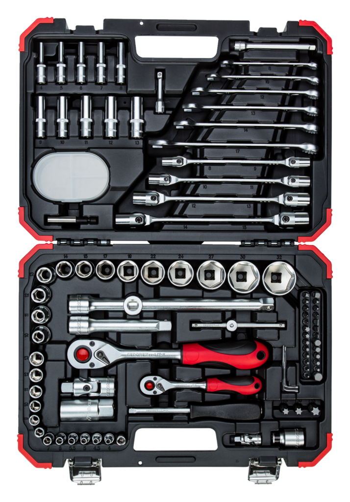 GEDORE red R46003092 - Jeu de douilles 1/4"+1/2", 92 pièces