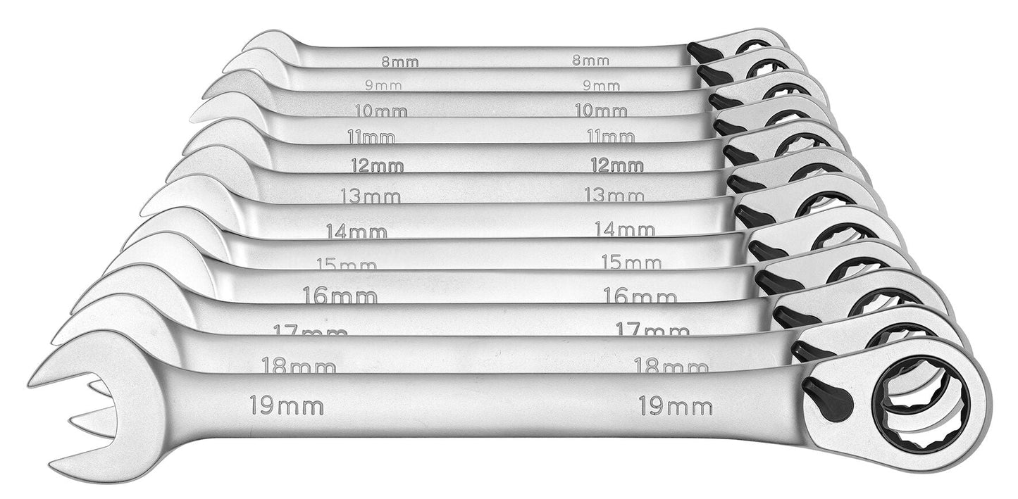 GEDORE red R07205112 - Jeu de 12 clés mixtes à cliquet 8-19 mm