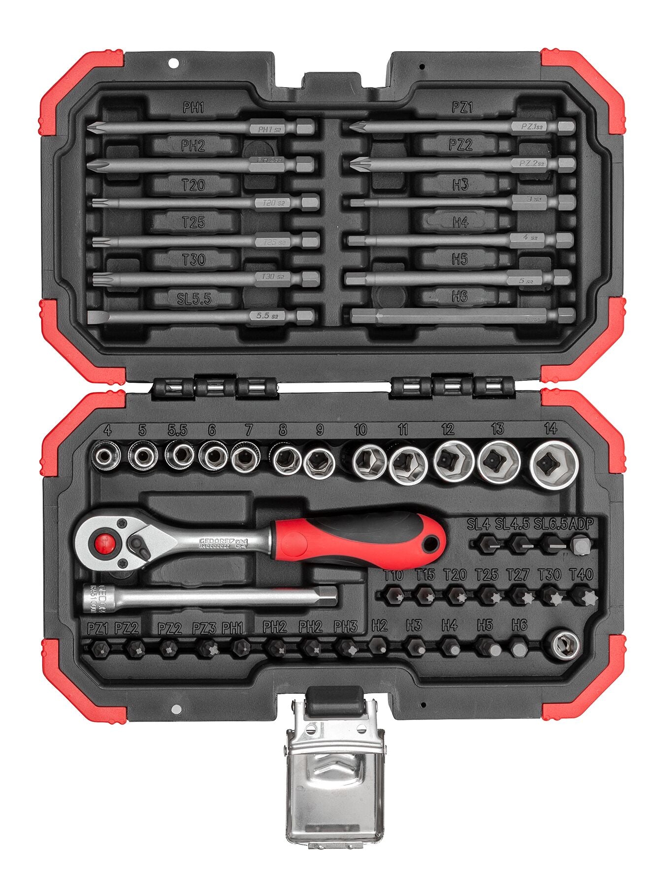GEDORE red R33003051 - Jeu de douilles 1/4" 51 pièces BMC