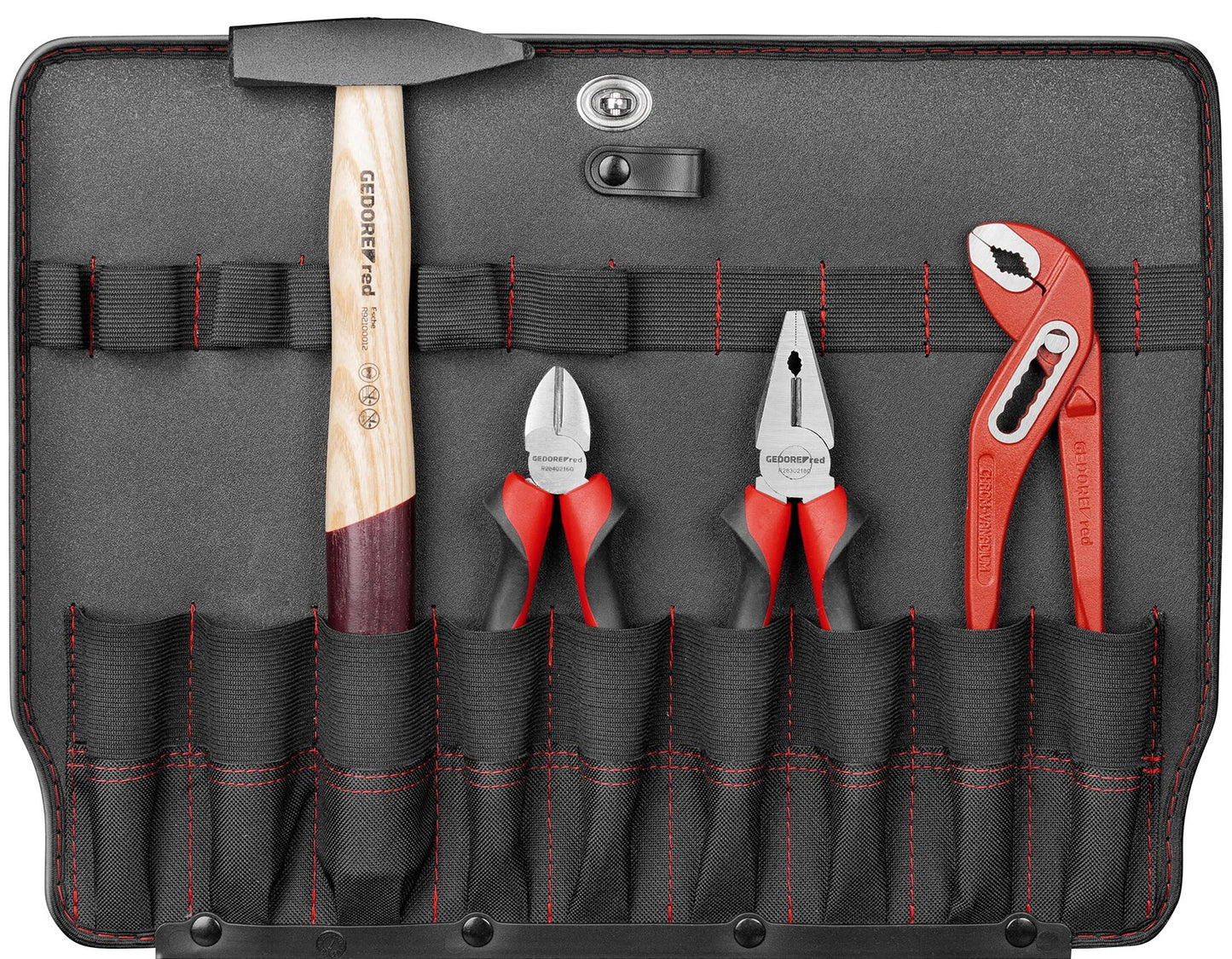 GEDORE red R21652057 - Mallette à outils AZUBI L avec assortiment de 57 outils