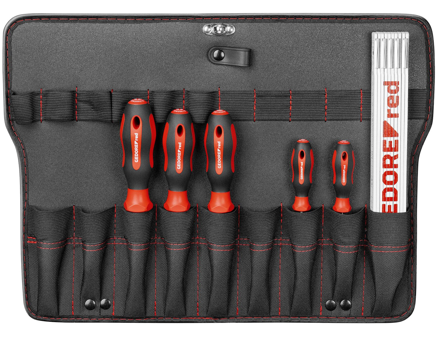 GEDORE red R21652057 - Mallette à outils AZUBI L avec assortiment de 57 outils