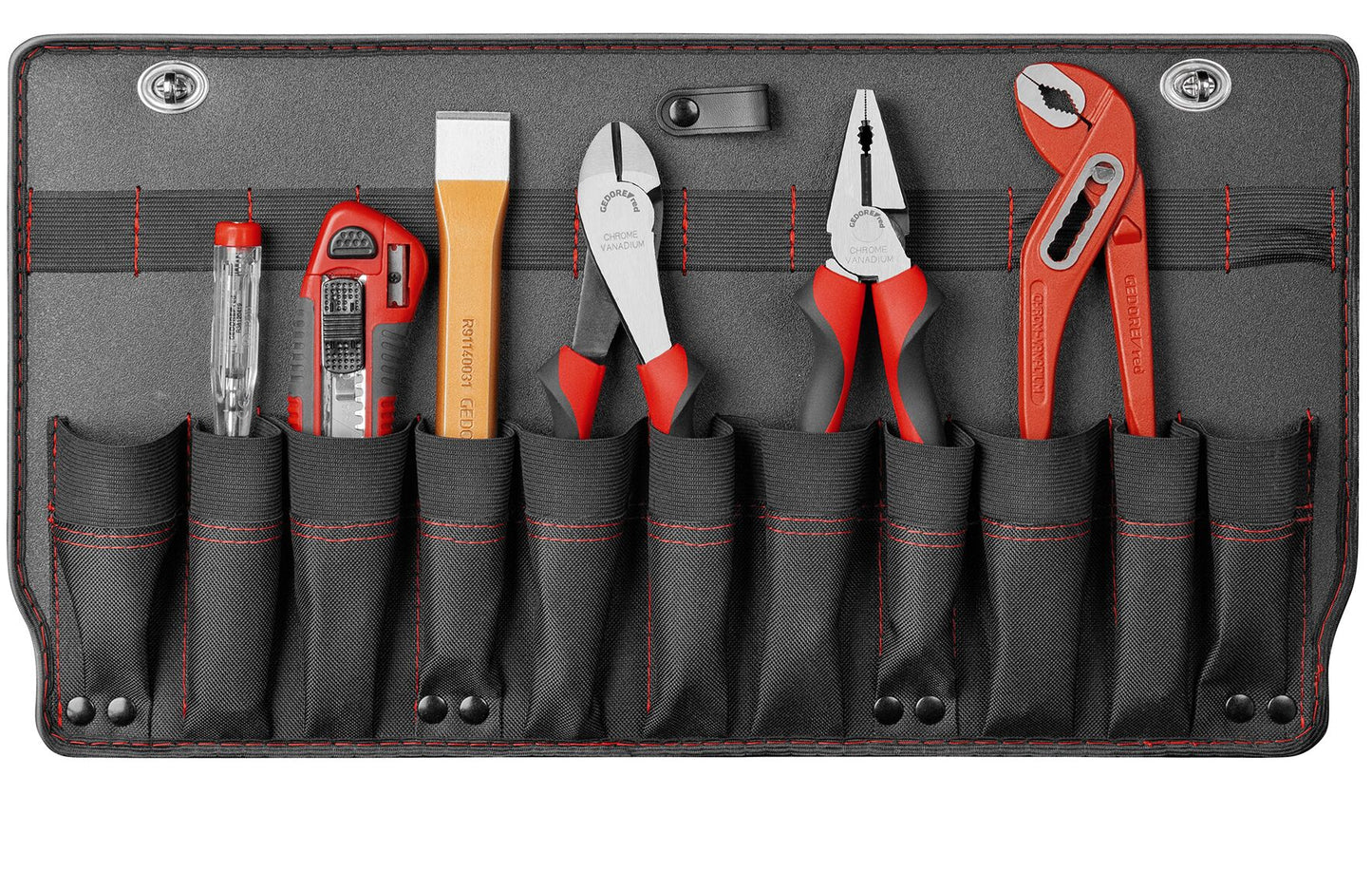 GEDORE red R21902124 - Chariot à outils MASTER XXL avec assortiment de 124 outils