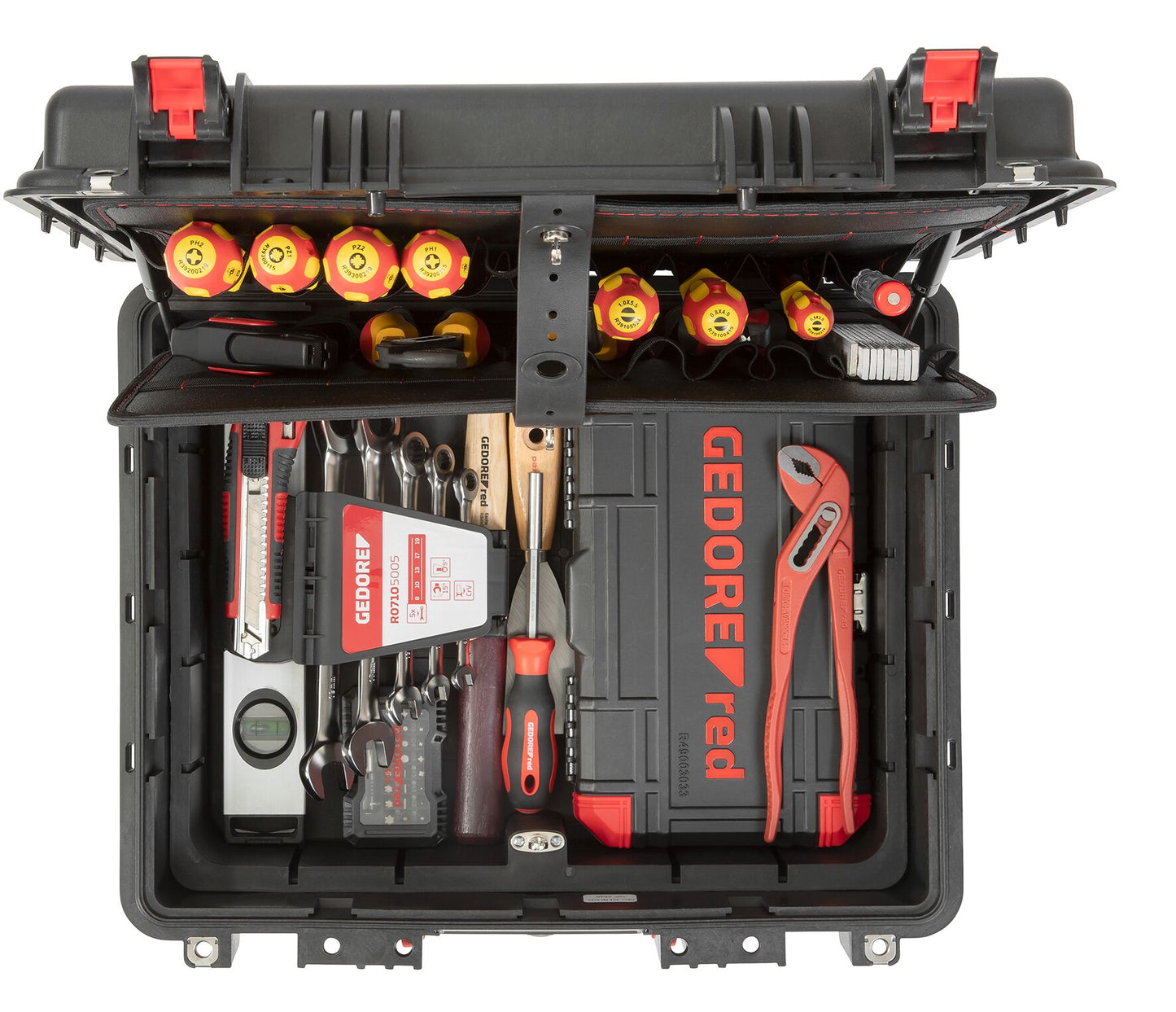 GEDORE red R21652089 - Mallette à outils avec assortiment de 89 outils pour électriciens