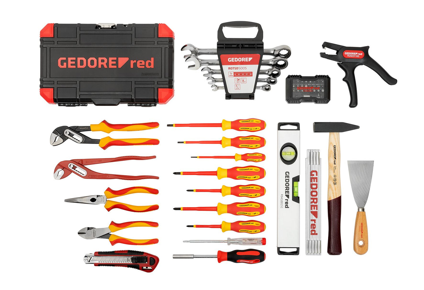 GEDORE red R21652089 - Mallette à outils avec assortiment de 89 outils pour électriciens