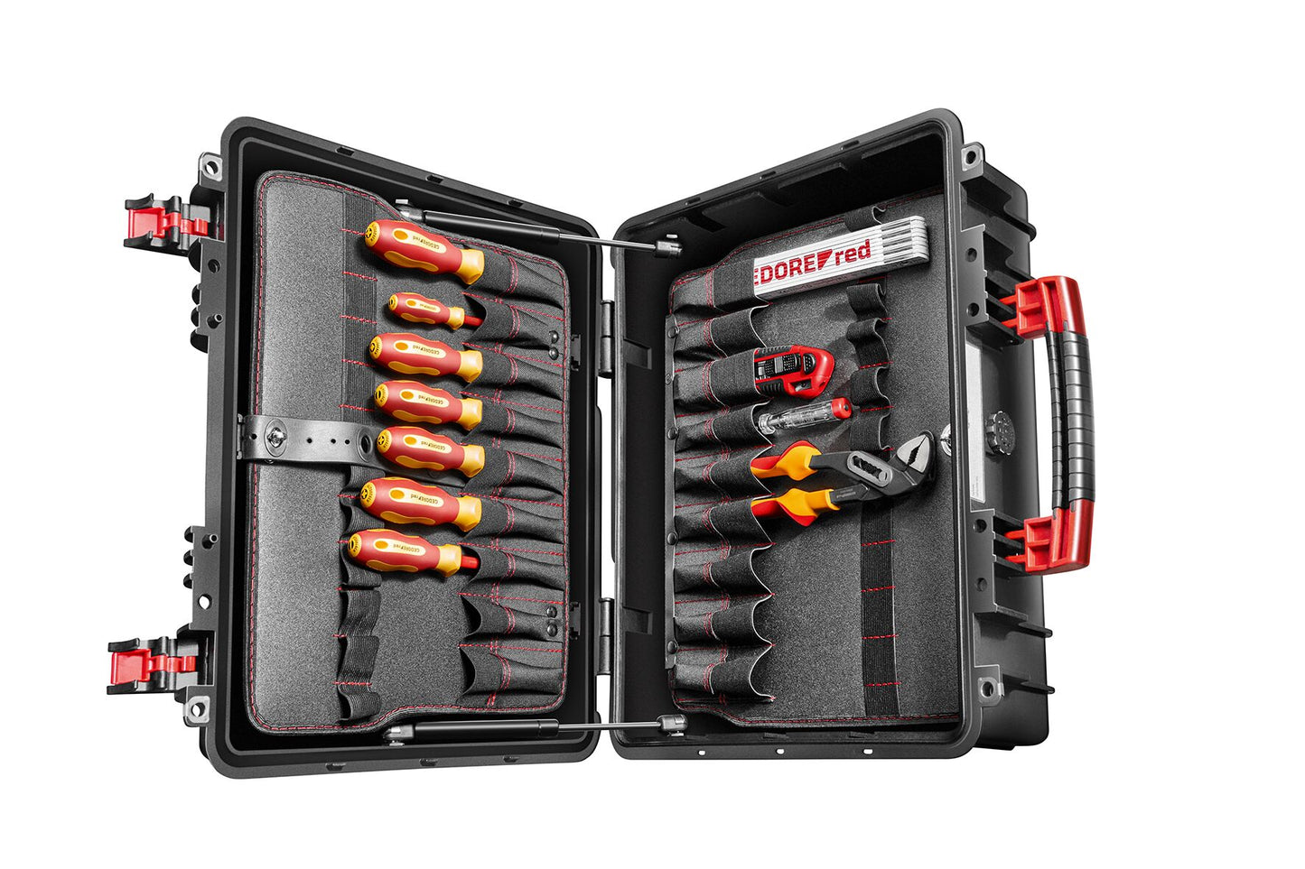 GEDORE red R21652089 - Mallette à outils avec assortiment de 89 outils pour électriciens