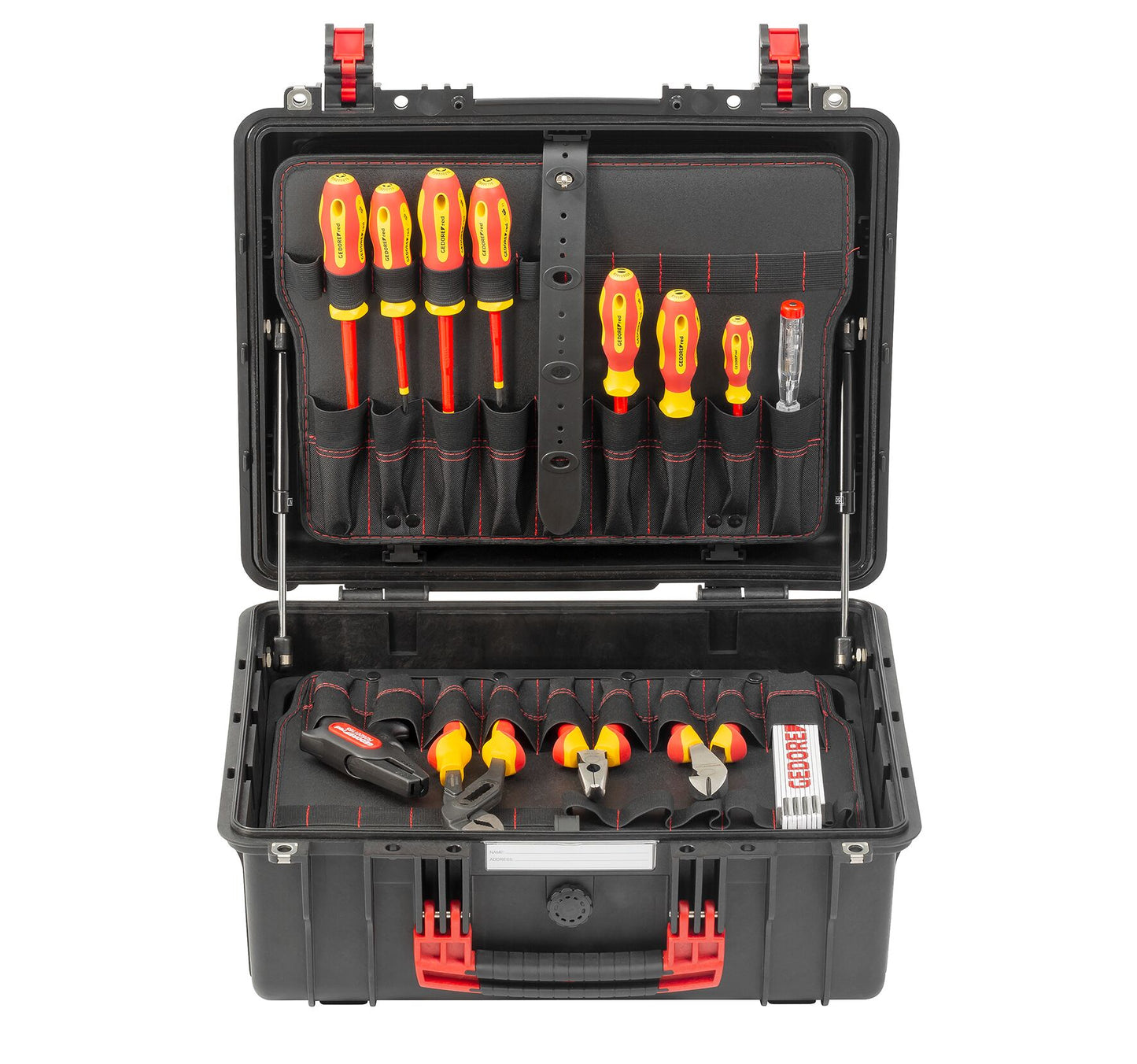 GEDORE red R21652089 - Mallette à outils avec assortiment de 89 outils pour électriciens
