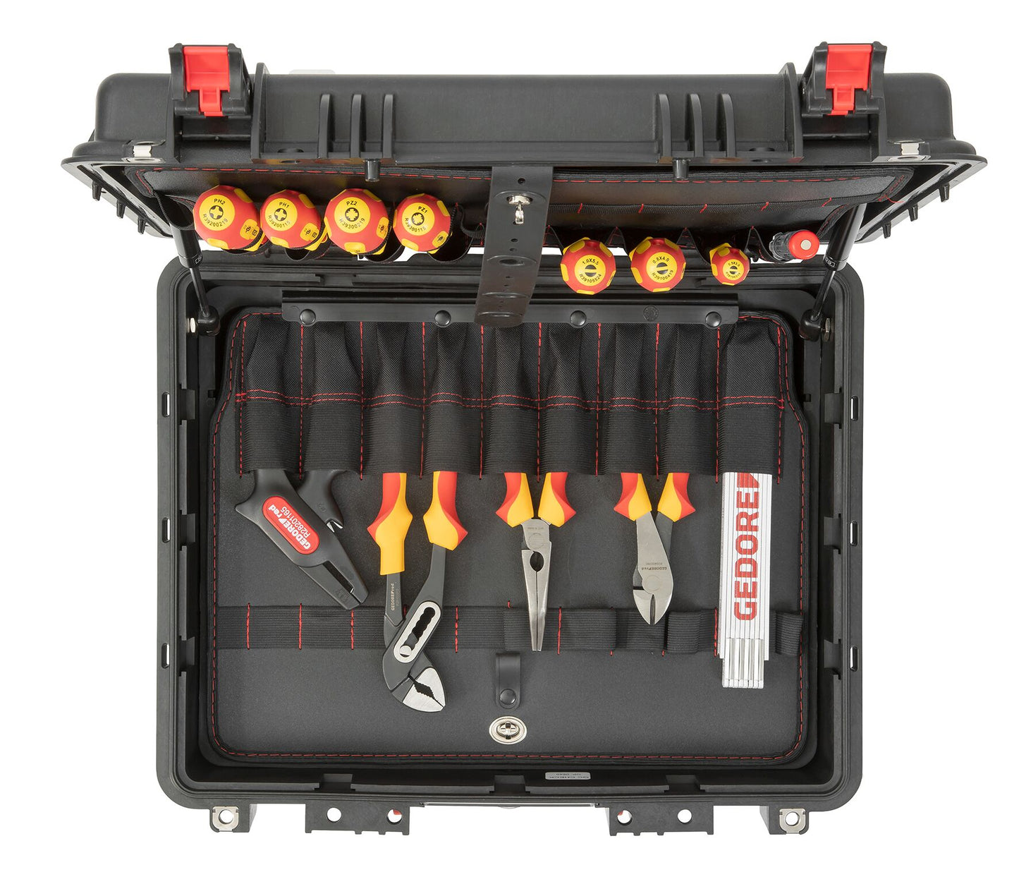 GEDORE red R21652089 - Mallette à outils avec assortiment de 89 outils pour électriciens
