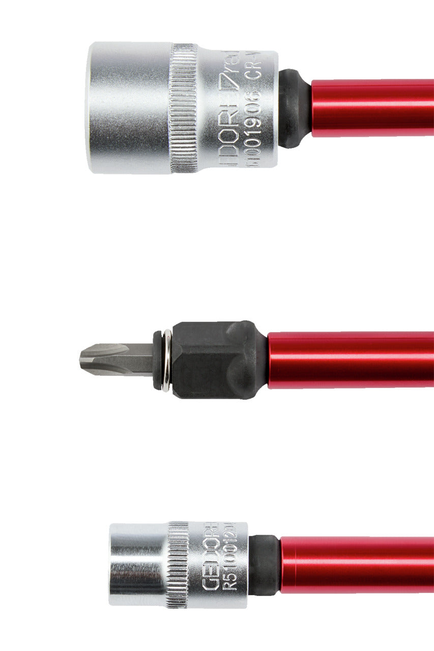 GEDORE red R47112002 - Jeu de 2 rallonges pour clés à douille avec tube de protection