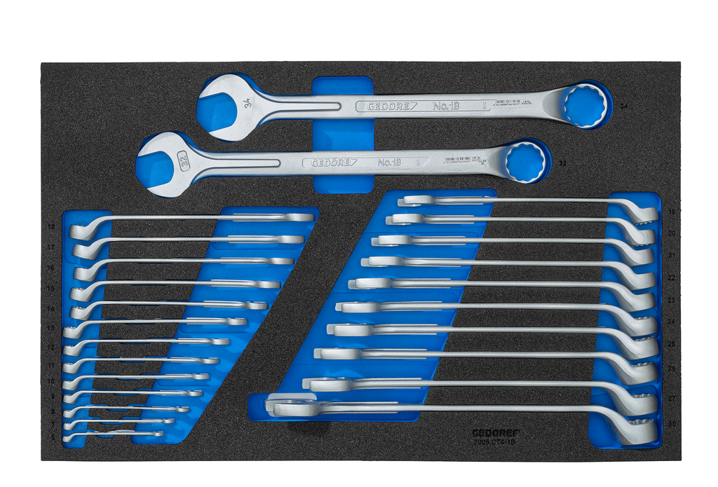 GEDORE 2005 CT4-1B - Module Check Tool avec assortiment de clés combinées