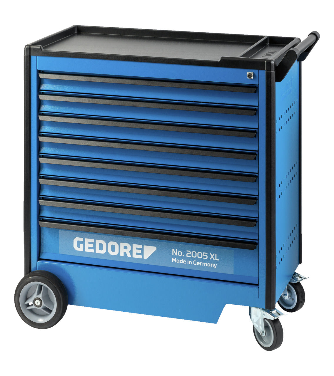 GEDORE 2005 XL-S-466 - Carro de taller 2005 XL de 8 cajones con surtido de 466 herramientas
