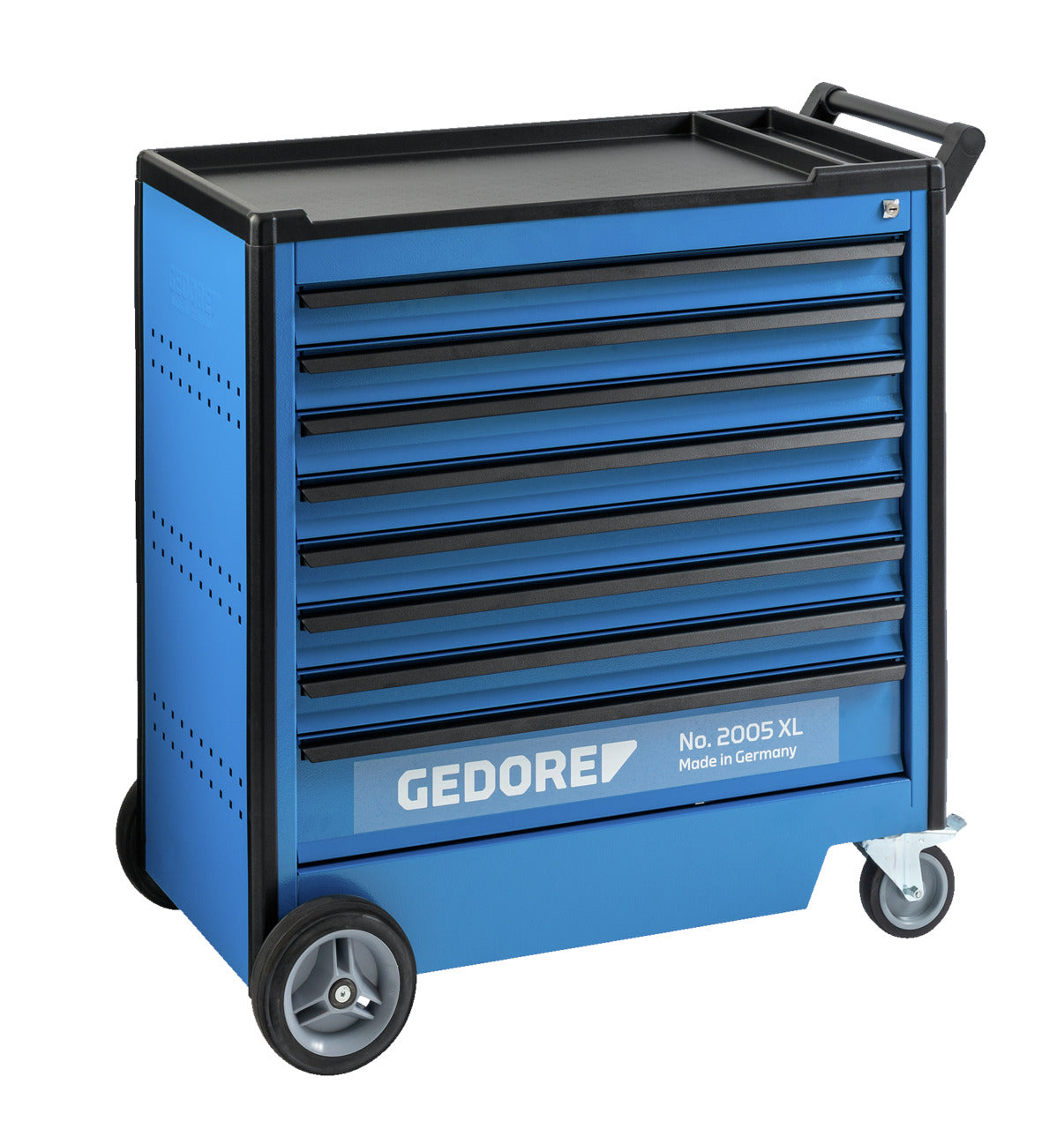 GEDORE 2005 XL-S-466 - Carro de taller 2005 XL de 8 cajones con surtido de 466 herramientas