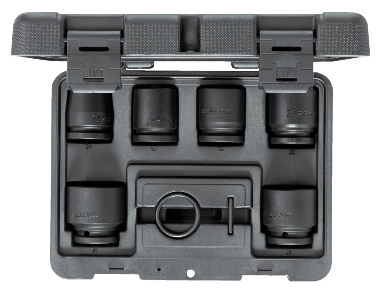 GEDORE K 32-008 - Juego de Vasos de Impacto de 3/4". 8 pzas