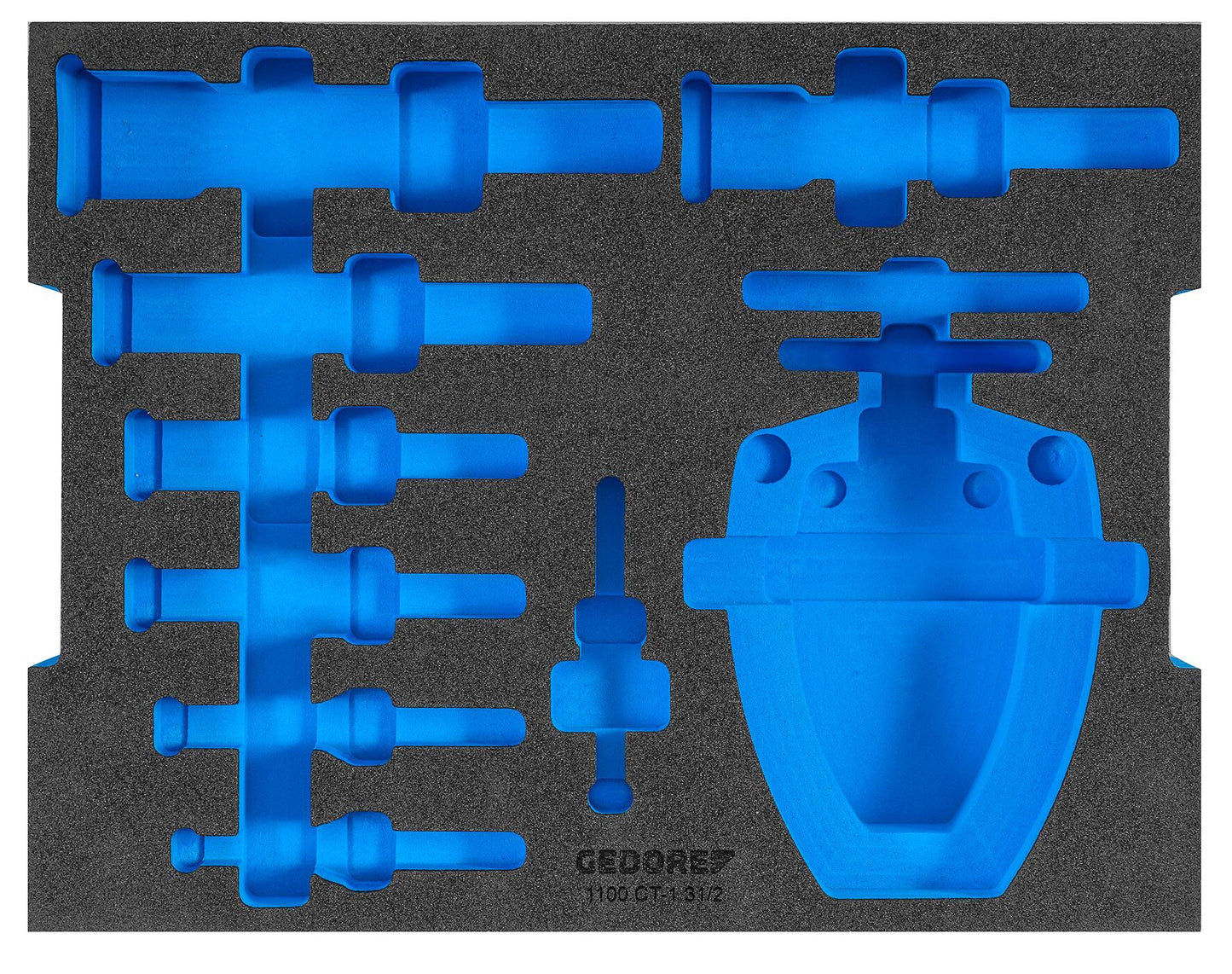 GEDORE EI-1100 CT-1.31/2 - Vérifier le module d'outils vide.