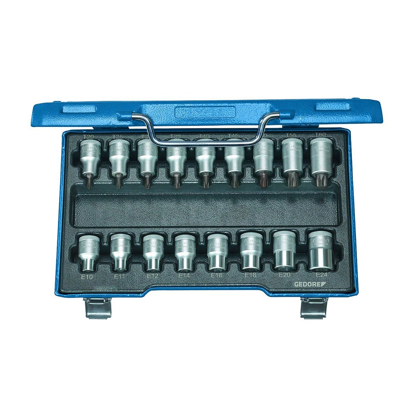 GEDORE ITX 19 TX-017 - Juego de Vasos TORX® 1/2"
