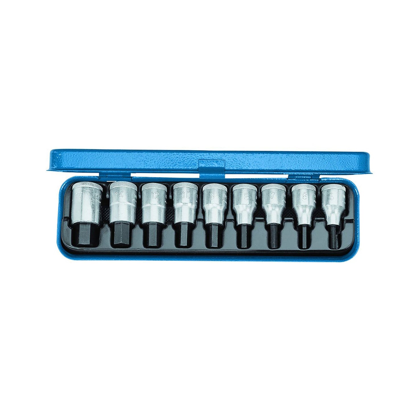 GEDORE IN 19 PA - Juego de Vasos INBUS® en pulgadas con arrastre de 1/2"