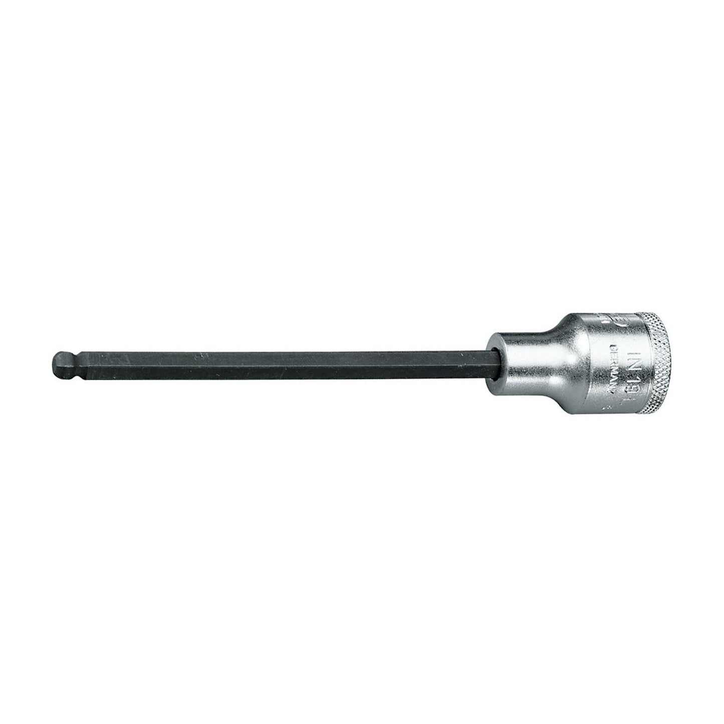 GEDORE IN 19 LK - Vasos destornillador hexagonal INBUS® de 1/2", modelo largo con punta bola