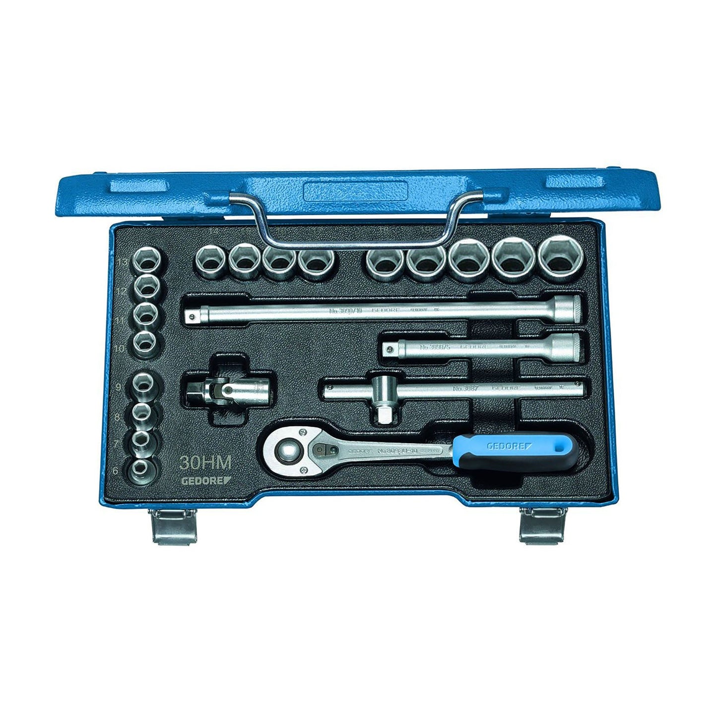 GEDORE D 30 HMU-10 - Juego de Vasos Unit Drive 3/8"