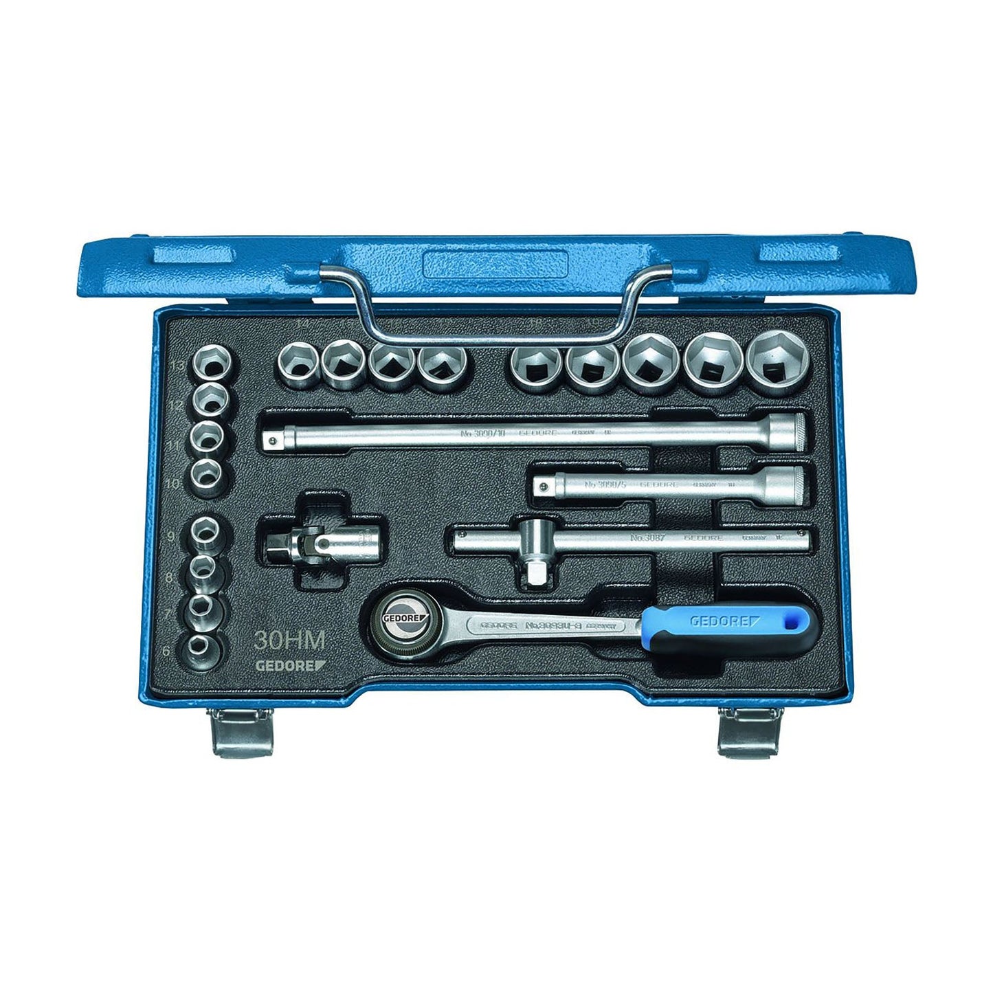 GEDORE D 30 HMU-10 - Juego de Vasos Unit Drive 3/8"