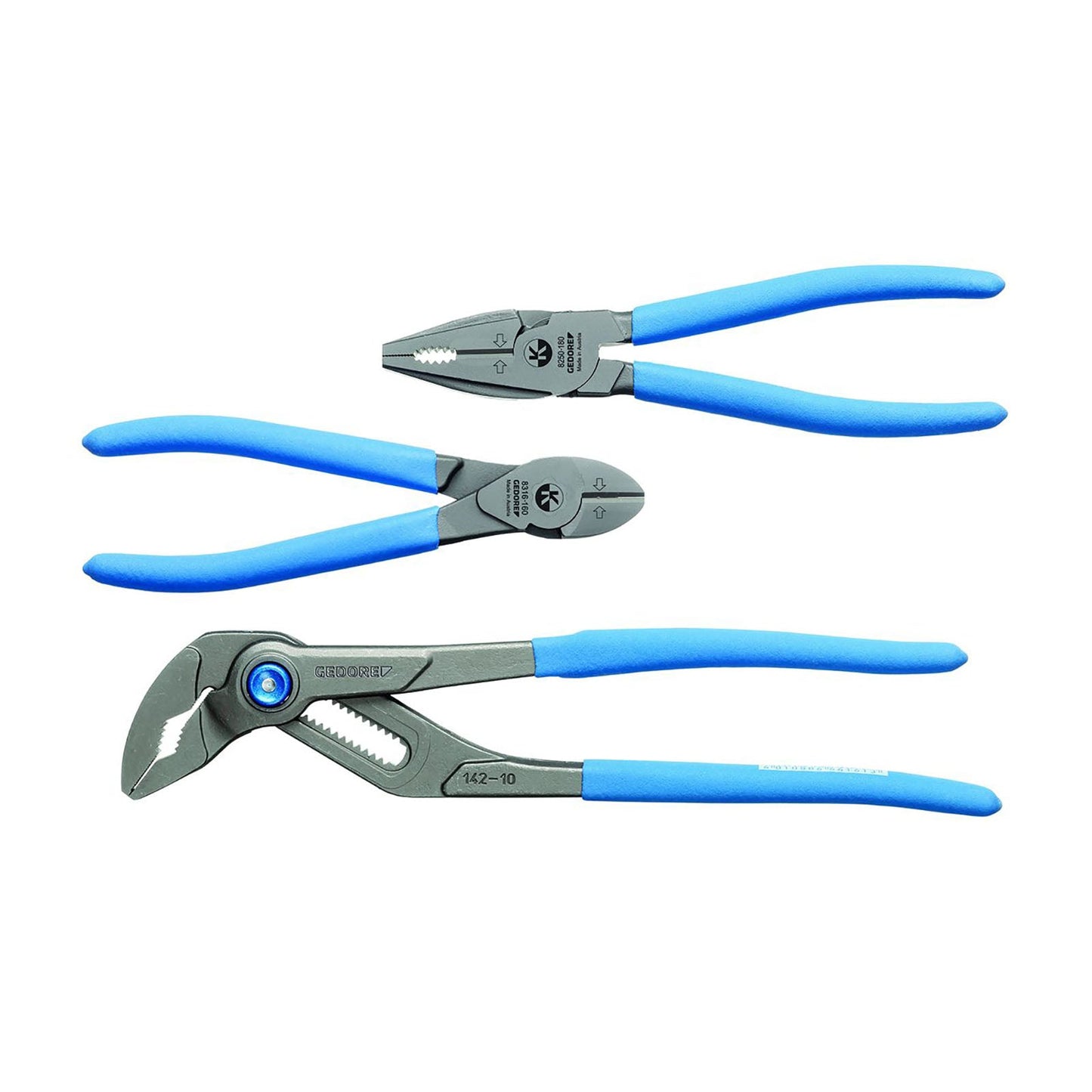 GEDORE S 8303 TL - Jeu de pinces, 3 pièces
