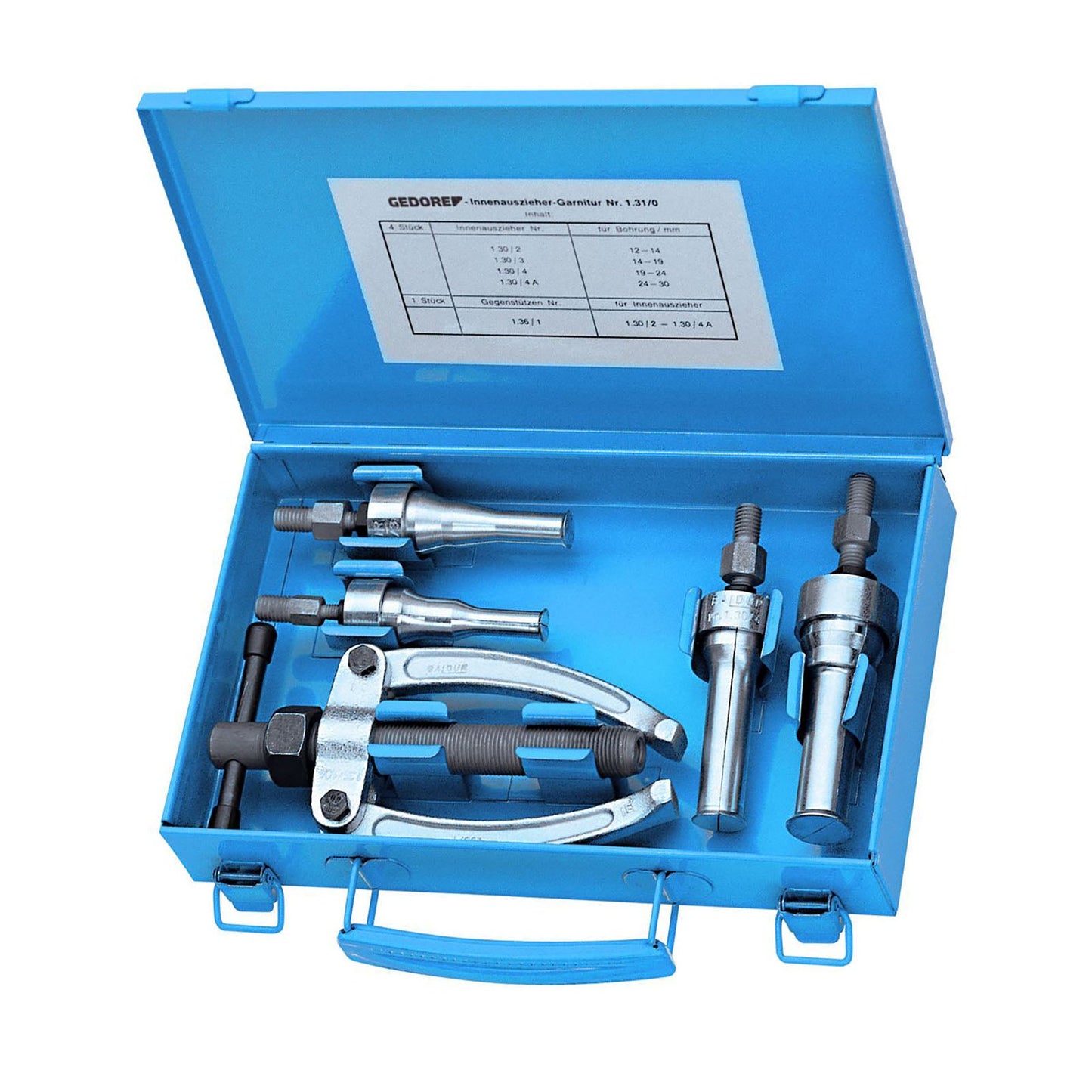 GEDORE 1.31/0 - Kit de extractores interiores