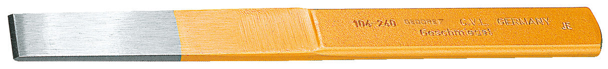Esquema de medidas del cortafríos GEDORE 104 (240x26x7 mm)