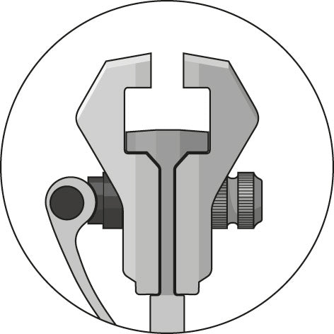 GEDORE 1.04 - Extractores universales de 2 patas