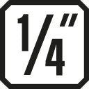 GEDORE IKS 20 PZD - Douilles de tournevis 1/4", profil Pozidrive