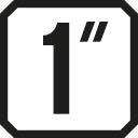 GEDORE D 21 - Vasos de 1" con perfil Unit Drive para tornillos hexagonales (6174900)