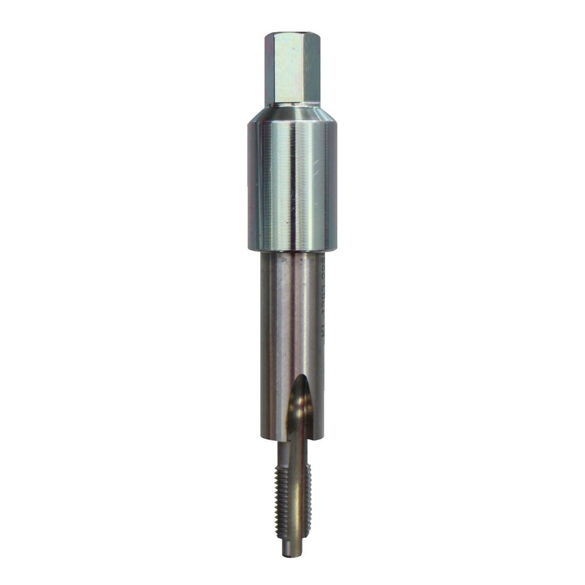 KL-0132-6201 - Grifo M10x1.25: Herramienta metálica con cabeza hexagonal y punta roscada tipo macho de terraja