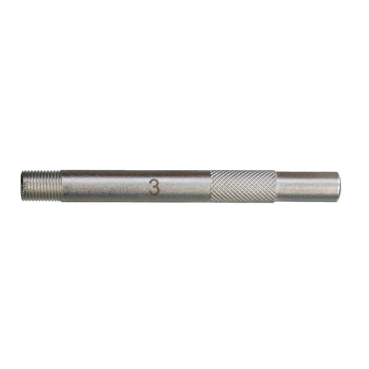 KL-0124-4358-5 - Adaptador para caja de cambios VW (M10x1.0): Varilla metálica con rosca en un extremo y zona moleteada
