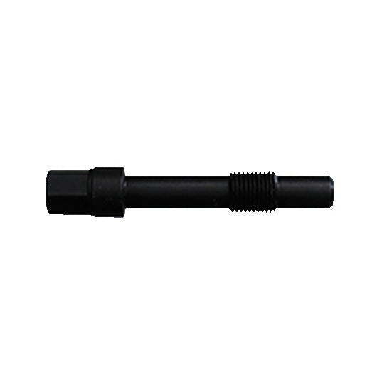 KL-0369-2740 A - Soporte M10x1 con tornillo prisionero: Varilla metálica con extremo roscado y otro liso, negra