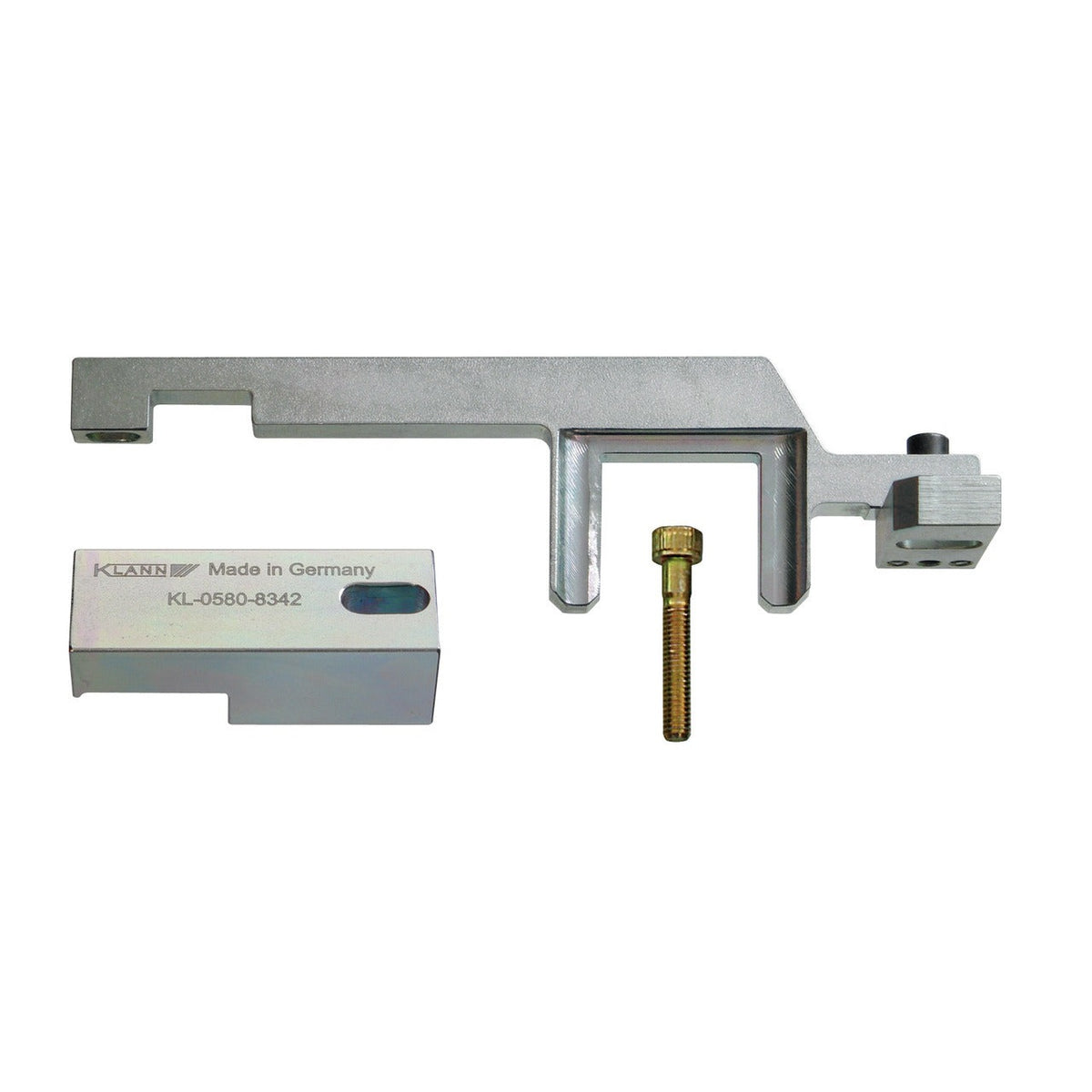 KL-0580-834 A - Herramienta de bloqueo del árbol de levas: Herramienta de calado con brazo metálico, tornillo