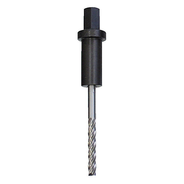 KL-1383-203 - Herramienta de fresado para electrodos de bujías incandescentes: Fresa cilíndrica con vástago hexagonal negro