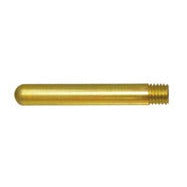 KL-0039-1610 - Perno guía corto 10mm: Perno cilíndrico dorado con extremo roscado