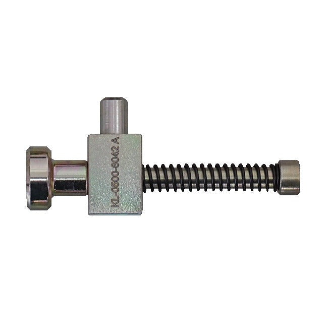KL-0500-6042 - Pieza de sujeción con resorte para VW: Herramienta metálica con muelle helicoidal y tornillo de sujeción