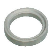 KL-0039-1284 - Anillo de presión Ø84: Anillo circular blanco translúcido con perfil escalonado