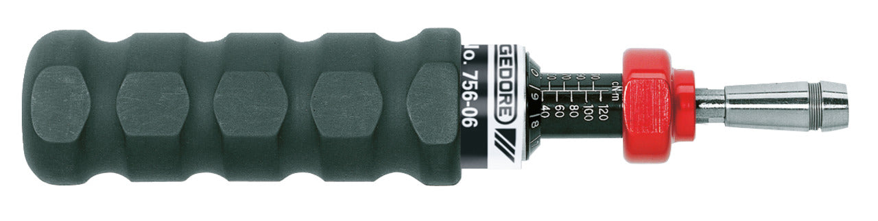Destornillador dinamométrico Gedore 1/4" vista lateral completa