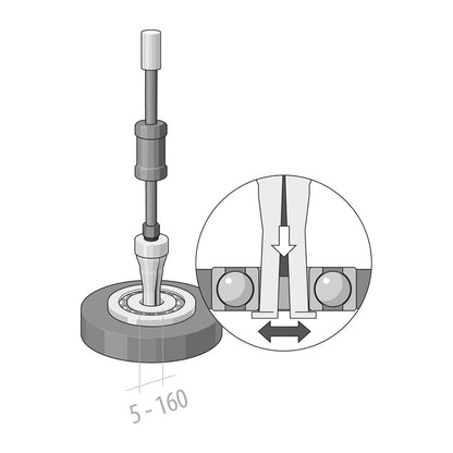 GEDORE 1.35/2 - Martillo de inercia 1,7 kg (8039010)