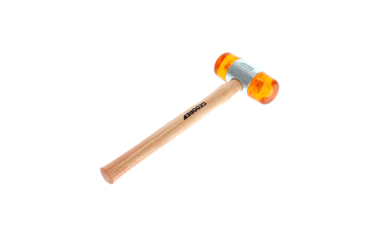 224 E - Martillos de bocas de plástico con mango de madera de fresno