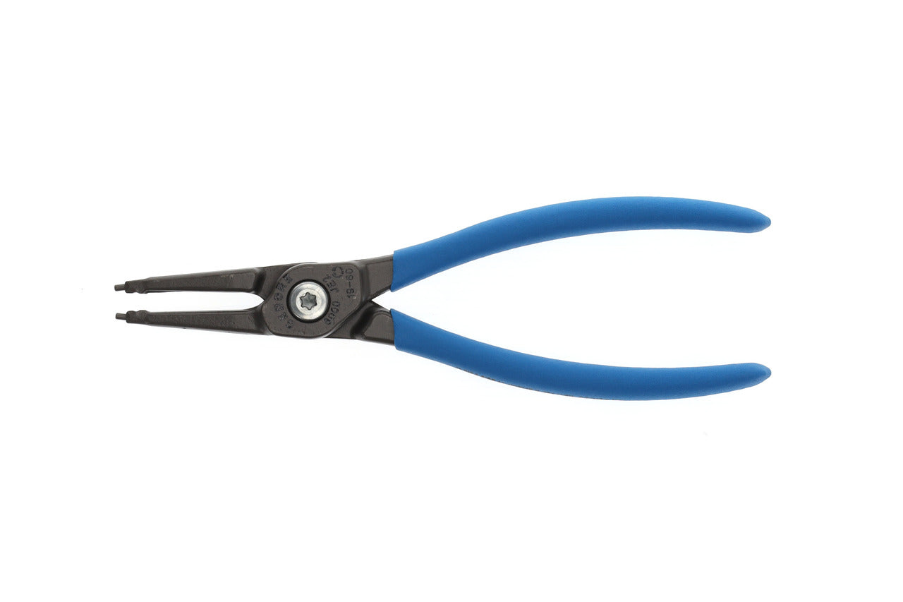 8000 JE - Alicates con puntas reforzadas para anillos circlip interiores de 8 a 140 mm de diámetro