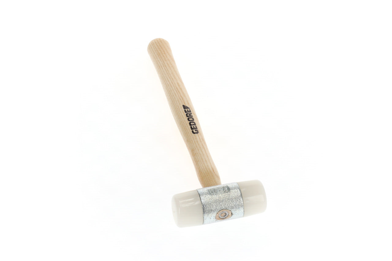 225 E - Martillos de bocas de nylon con mango de madera