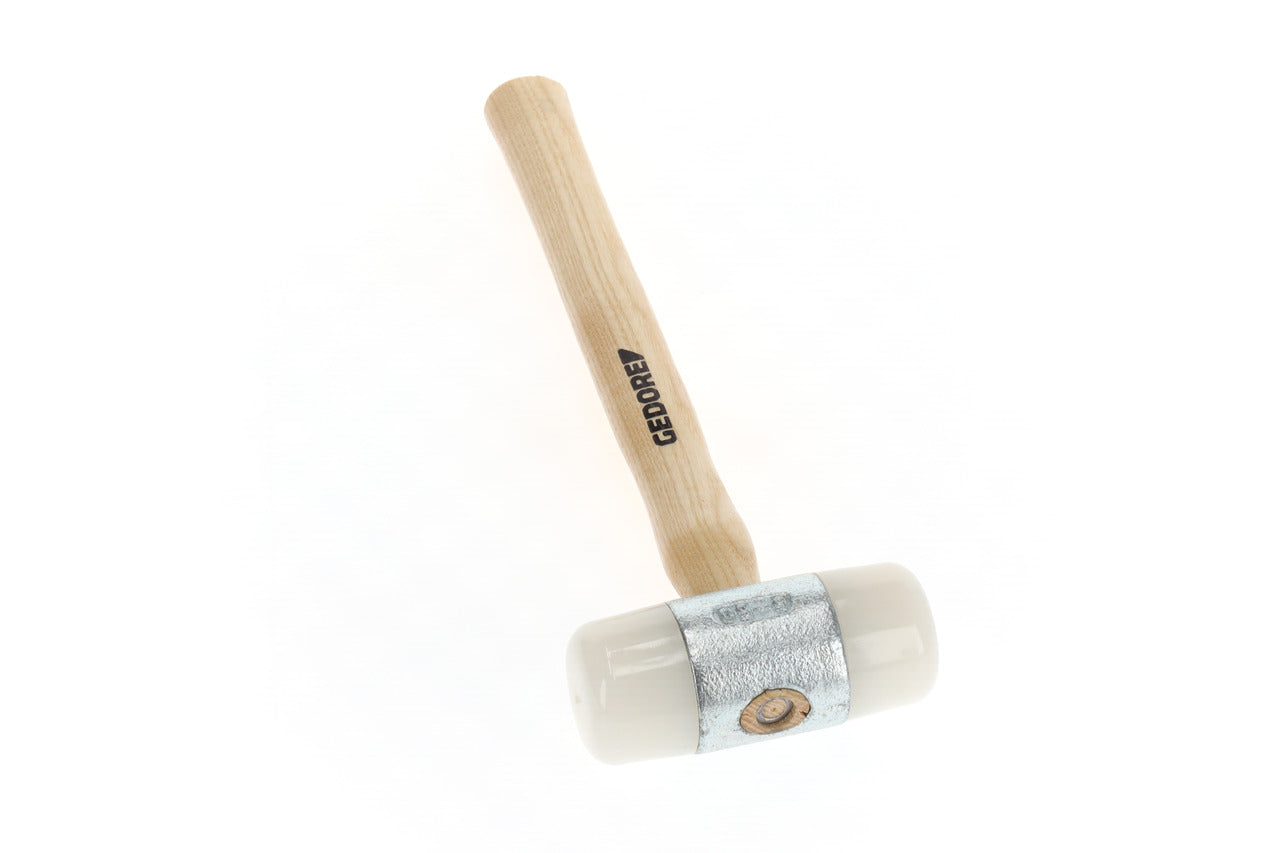 225 E - Martillos de bocas de nylon con mango de madera